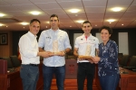 Ballester felicita a los hermanos Cabedo por su participación en La Vuelta