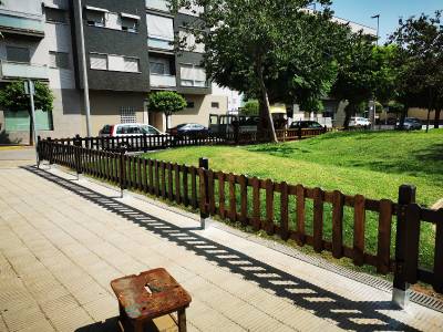 El Ayuntamiento de Nulesha procedido al vallado del Parque del cromtic 