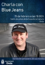 El best-seller Blue Jeans visitará por primera vez Onda para firmar sus libros y charlar con los fans