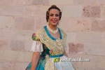 Les candidates a Reina Fallera de Borriana, juntes i amb vestit regional