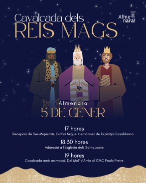 Los Reyes Magos visitarn el 5 de enero Almenara y la playa Casablanca