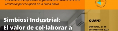 El Pacte Territorial organiza una jornada sobre simbiosis industrial para empresas de la Plana Baixa