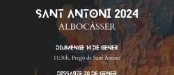 Foc, msics i tradici per celebrar Sant Antoni a Albocsser