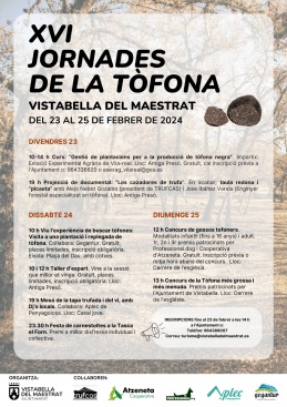 Vistabella potencia el turismo gastronmico con las XVI Jornadas de la Tfona