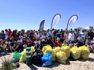 Exitosa jornada de limpieza de playas en Pinedo con alto porcentaje de residuos plsticos