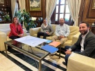 L'alcalde de Castell es reune amb Haralabos Voulgaris per tractar la cessi de l'Estadi Municipal de Castlia