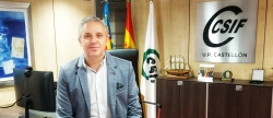 Javier Estrada se presenta para ser reelegido presidente de CSIF Castellon
