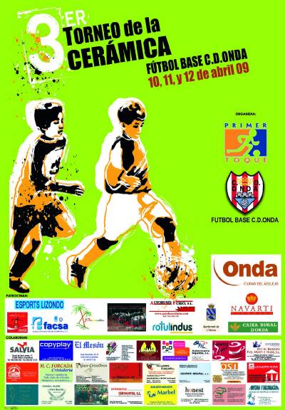 El f�tbol base del CD Ond present� el III Torneo de la Cer�mica que se disputar� del 10 al 12 de abril