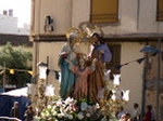La Romería, acto central, del día grande de las Fiestas Patronales de la Sagrada Familia y Santísimo Cristo