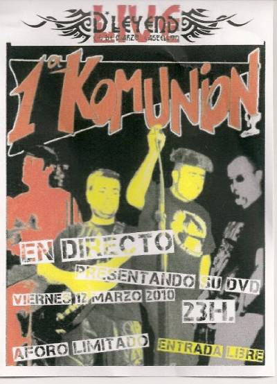 Presentacion del DVD de 1� Komunion en el Pub  D'LEYEND de Castell�n