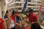 Los pequeños también participan de los toros