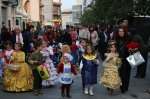 Las fiestas patronales de La Vall en honor a Sant Vicent llegan a su fin con la cabalgata infantil.