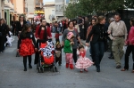 Las fiestas patronales de La Vall en honor a Sant Vicent llegan a su fin con la cabalgata infantil.