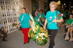 Las peñas ofrenda a la Mare de Déu de Gràcia