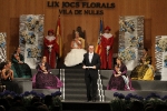 Lola González Montolio gana por tercera vez la Flor Natural de los Jocs Florals Vila de Nules