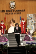 Lola González Montolio gana por tercera vez la Flor Natural de los Jocs Florals Vila de Nules