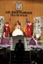 Lola González Montolio gana por tercera vez la Flor Natural de los Jocs Florals Vila de Nules