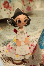 Carme Rodríguez Isach. Fallera Mayor Infantil de la falla Sant Blai