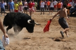 Encierro rápido y limpio el del sábado en Les Penyes en Festes