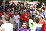 Encierro rápido y limpio el del sábado en Les Penyes en Festes
