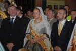 Vila-real traslada a la Mare de Déu de Gràcia a la Arciprestal y Fernando Roig actúa de pregonero de las fiestas