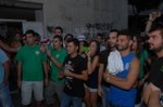 La Penya El Guetto organizó un concurso de beber cerveza con embudo