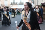 La ofrenda y la procesión de la Trasladación abren los actos religiosos en la Vall