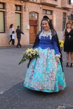 La ofrenda y la procesión de la Trasladación abren los actos religiosos en la Vall