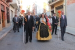 La ofrenda y la procesión de la Trasladación abren los actos religiosos en la Vall