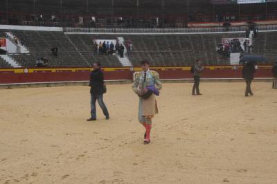 El mal tiempo obligó a suspender la corrida del martes