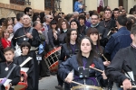 Mil bombos y tambores participan en la Rompida de la hora de l'Alcora