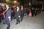 La procesión de las Camareras de la Soledad anuncia el día grande de Sant Vicent