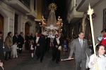 La procesión de las Camareras de la Soledad anuncia el día grande de Sant Vicent