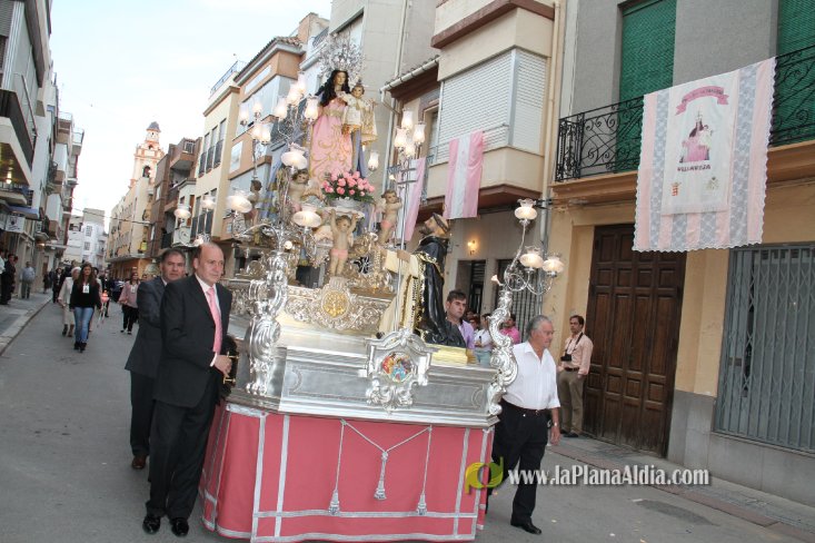 La Vilavella celebró la festividad de la Mare de Déu del Roser
