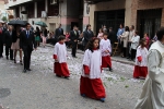 La lluvia también fastidió la procesión en honor a Sant Pasqual