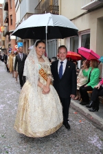 La lluvia también fastidió la procesión en honor a Sant Pasqual