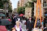 La lluvia también fastidió la procesión en honor a Sant Pasqual