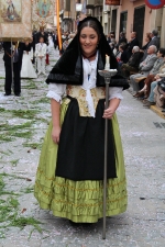 La lluvia también fastidió la procesión en honor a Sant Pasqual