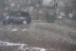Una fuerte granizada arrasa La Vilavella, Artana y Eslida