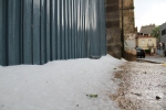 Una fuerte granizada arrasa La Vilavella, Artana y Eslida