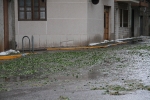 Una fuerte granizada arrasa La Vilavella, Artana y Eslida