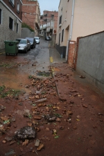 Una fuerte granizada arrasa La Vilavella, Artana y Eslida