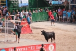Los aficionados taurinos disfrutan con el encierro de Dani Machancoses