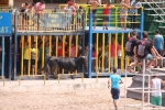 Los aficionados taurinos disfrutan con el encierro de Dani Machancoses