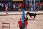 Los aficionados taurinos disfrutan con el encierro de Dani Machancoses