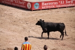 Los aficionados taurinos disfrutan con el encierro de Dani Machancoses