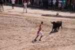 Los aficionados taurinos disfrutan con el encierro de Dani Machancoses