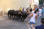 Dos heridos en las vaquillas enfundadas de la madrugada de este jueves