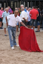 Las peñas Sant Joan y Amics del Bou disfrutan de la tarde taurina