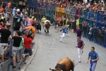 Burriana se estrena en los encierros de toros cerriles con un herido grave y once leves